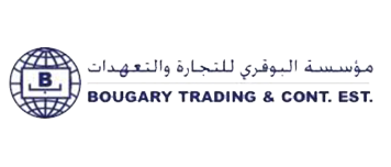 شعار مؤسسة البوقري للتجارة والتعهدات Bougary Trading — عميل كريفي سوفت